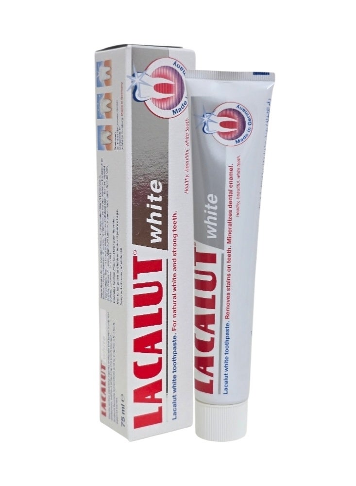 LACALUT 2-Pices Set (Mouthwash Aktiv 300Ml And Natural Whitening Toothpaste White 75Ml) - Image 5